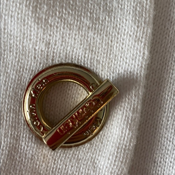 Calvin Klein Three Quarter Sleeve Button Shrug - Picture 15 of 15